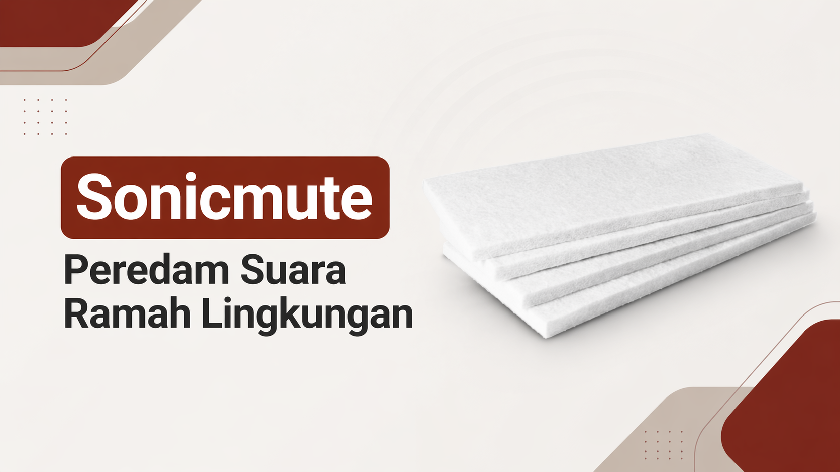 Sonicmute Peredam Suara Ramah Lingkungan